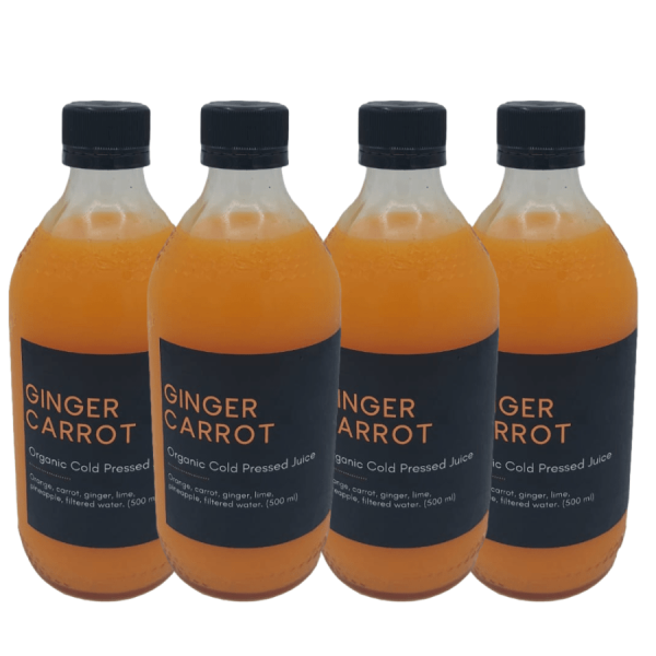 Cold Pressed Ginger Carrot Juice Hot on Sale