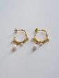 Fluidity Inlaid-Pearl Earrings Online