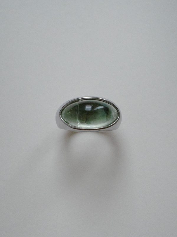 Silver Lucite Ring - Elixir Online Sale