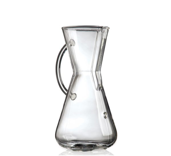 Chemex Coffee Maker- Glass Handle - 3 Cup   15oz. Online Sale