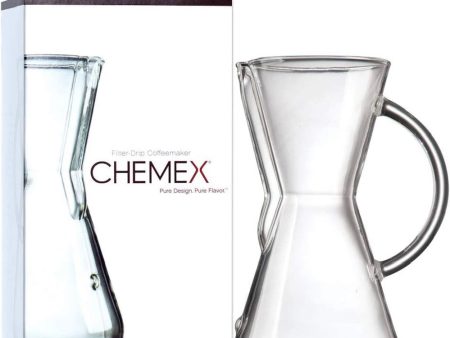 Chemex Coffee Maker- Glass Handle - 3 Cup   15oz. Online Sale