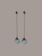 Dolphin Crystal Ball Dangling Earrings For Cheap