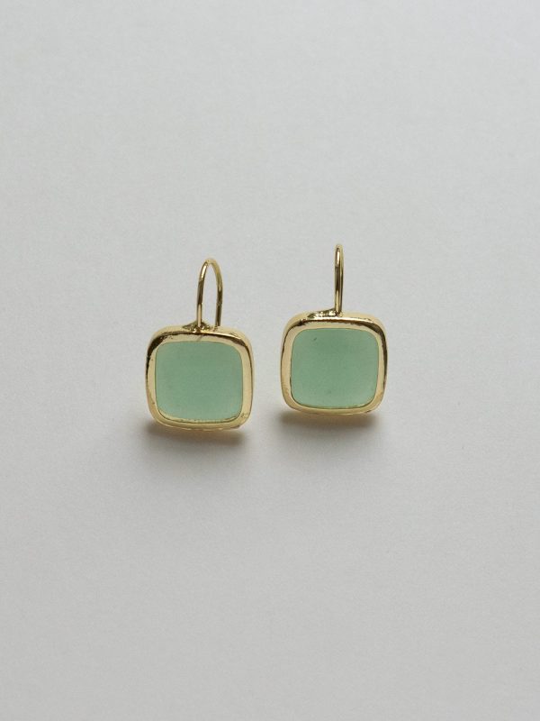 Light Turquoise Pendant Earrings Online now