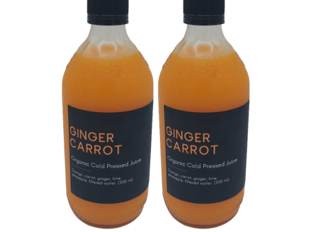 Cold Pressed Ginger Carrot Juice Hot on Sale