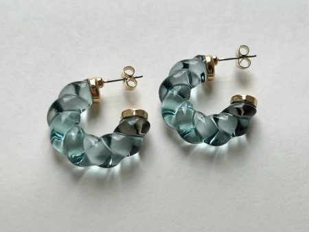 Glacial Hoops - Turquoise Discount