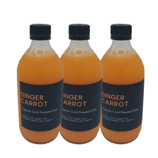 Cold Pressed Ginger Carrot Juice Hot on Sale