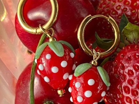 Strawberry Hoops - Red Online Sale