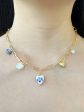 Eclectic Charm Necklace - Blue Heart Ceramic Discount