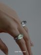 Silver Lucite Ring - Elixir Online Sale