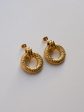 Ancient Gold Donut Earrings For Sale