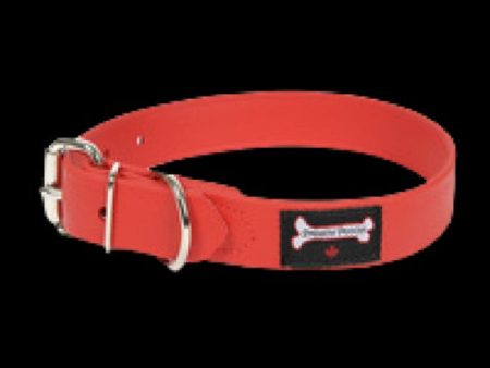 Smoochy Poochy Polyvinyl Buckle Collar - Red Supply