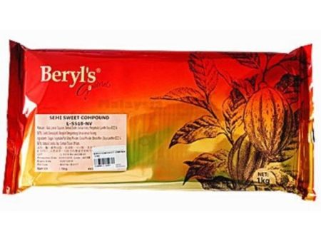 CHOCOLATE Compound WHITE SemiSweet Beryl s 1kg block For Cheap