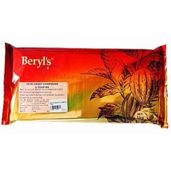 CHOCOLATE Compound WHITE SemiSweet Beryl s 1kg block For Cheap