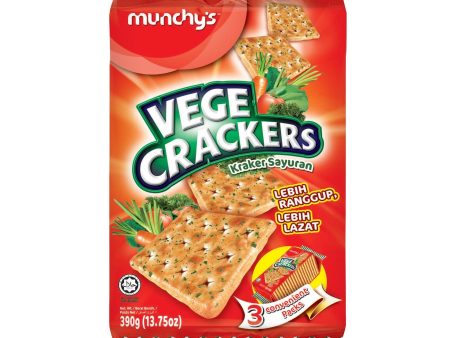 BISCUIT VEGETABLE CRACKER 390g pack on Sale