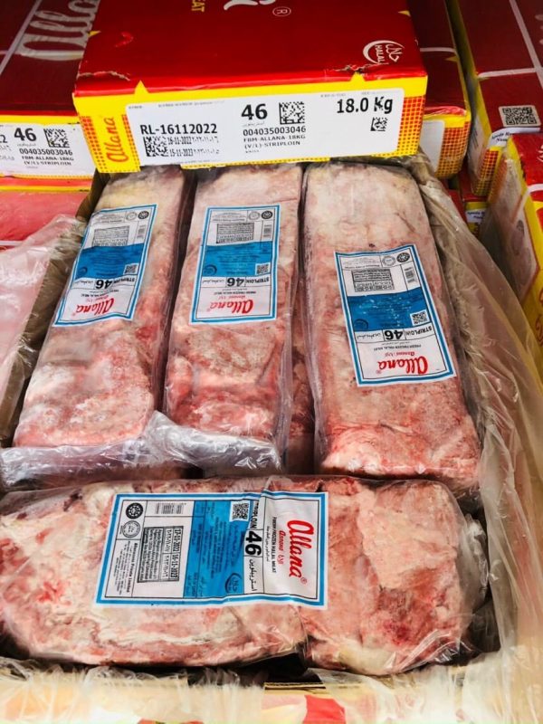 BEEF STRIPLOIN 46 -IndianAllana frozen For Cheap