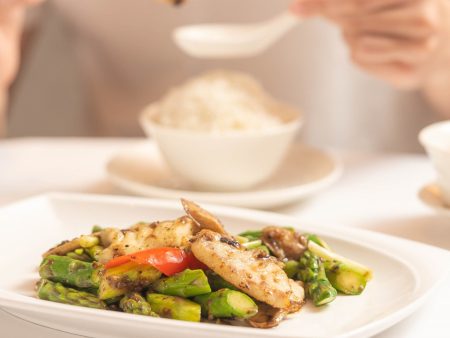 Sautéed Cod Fish Fillet with Preserved Olive Vegetables 橄榄菜爆雪鱼球 Hot on Sale