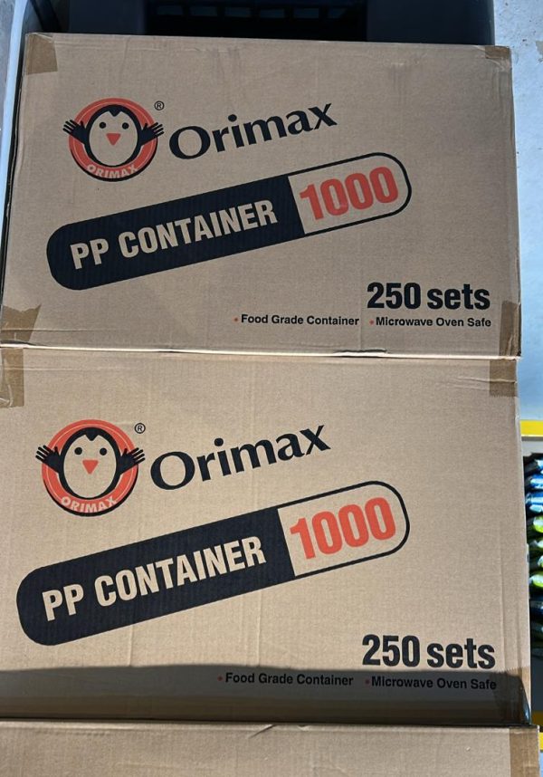 Container SQUARE Clear 1000ml Orimax 50pc pk x5pk ctn Online Sale