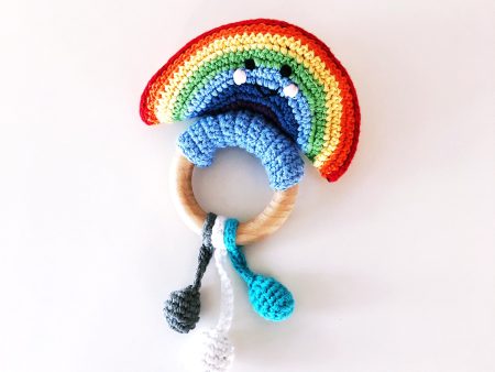 Rainbow Ring Rattle Sale