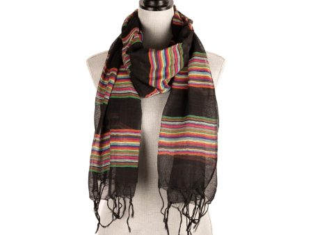 Rainbow scarf For Cheap