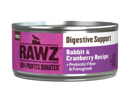 Rawz Digestive Support Rabbit & Cranberry 156g Online Sale