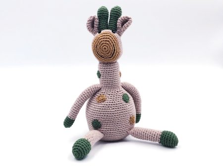 Taupe Giraffe Rattle on Sale