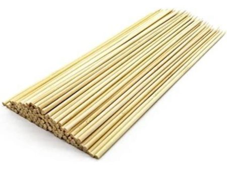 BAMBOO SKEWER White 100pcs pack Online now