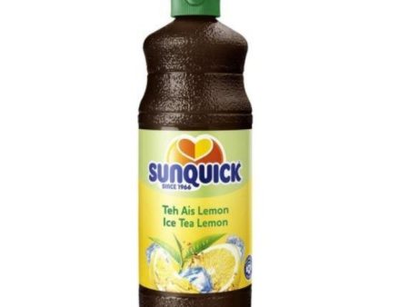 SUNQUICK AIS LEMON TEA 840ml bottle For Sale