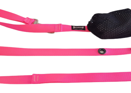 Smoochy Poochy Hands Free Leash - Hot Pink Online now