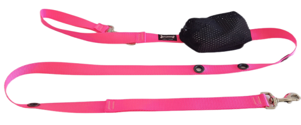 Smoochy Poochy Hands Free Leash - Hot Pink Online now