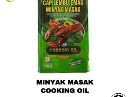 COOKING OIL Lembu Emas 17kg tin For Sale