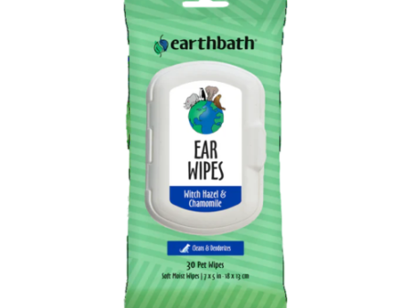 Earthbath Ear Wipes 30ct Supply