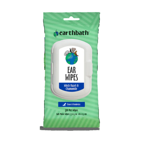 Earthbath Ear Wipes 30ct Supply