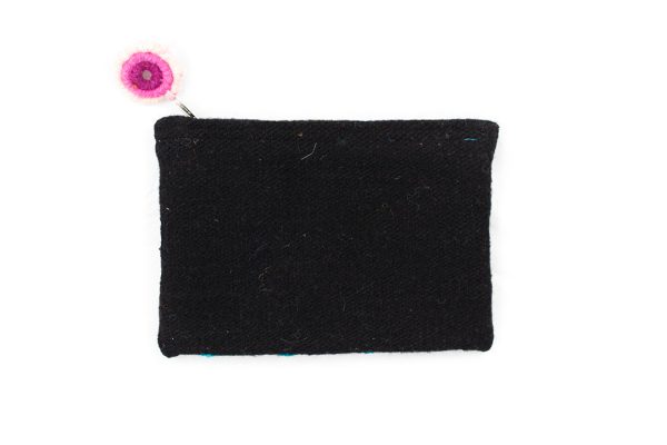 Ayacucho Flowers  Hand Embroidered Pouch Online Hot Sale