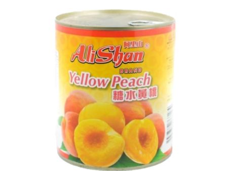 PEACH HALVES In Syrup Yellow Alisan 820g tin Online Hot Sale