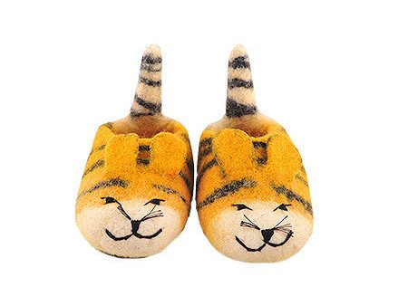 Felt Tiger Baby Slippers Sale