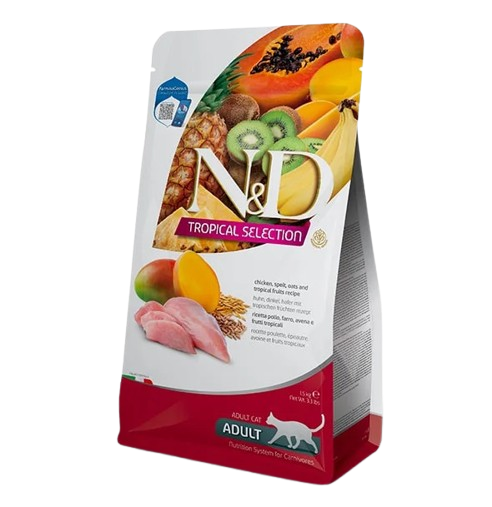 Farmina N&D Tropical Cat - Chicken, Spelt, Oats & Tropical Fruits 3.3lbs Online Hot Sale