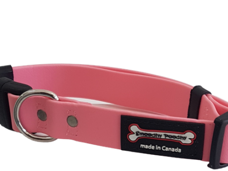 Smoochy Poochy Adjustable Polyvinyl Clip Collar - Baby Pink Sale