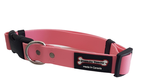 Smoochy Poochy Adjustable Polyvinyl Clip Collar - Baby Pink Sale