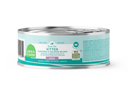 Open Farm Cat Can Kitten Chicken & Salmon Pâté 5.3oz Fashion