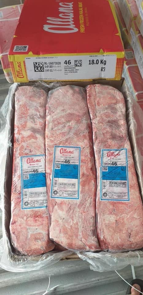 BEEF STRIPLOIN 46 -IndianAllana frozen For Cheap