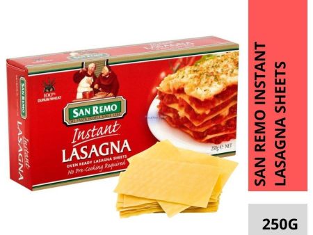 LASAGNA SKIN SanRemo Instant 250g pack on Sale