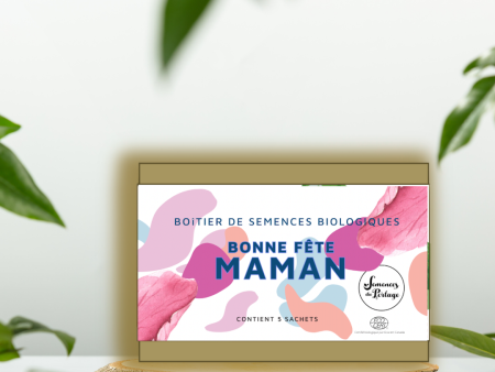 Boîtier de semences  BONNE FÊTE MAMAN  biologiques For Cheap