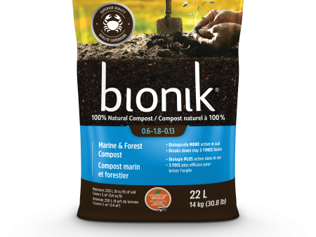 Bionik Compost marin et forestier 22 L (disponible à la cueillette seulement) Cheap