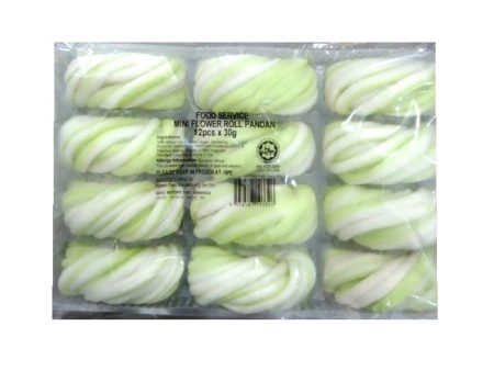 BUN MINI FLOWER ROLL 12pcs 360g pack Online now