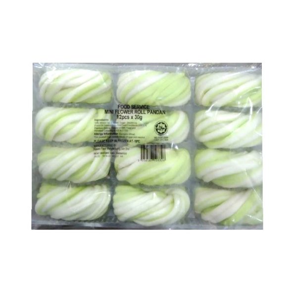 BUN MINI FLOWER ROLL 12pcs 360g pack Online now