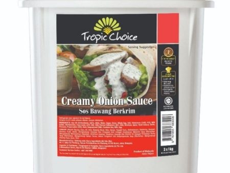 ONION SAUCE Creamy Tropic Choice 1kgx3packs tub Cheap