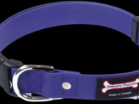 Smoochy Poochy Adjustable Polyvinyl Clip Collar - Navy Online