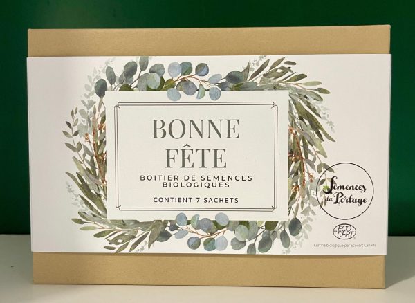 Boîtier de semences  Bonne fête  biologiques on Sale