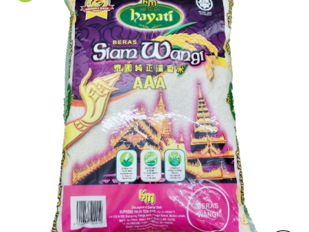 RICE WANGI Fragrant  Siam Thai Hayati 10kg bag on Sale