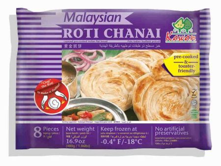 ROTI CHANAI Kawan 8pcs 480g pack Frozen Fashion